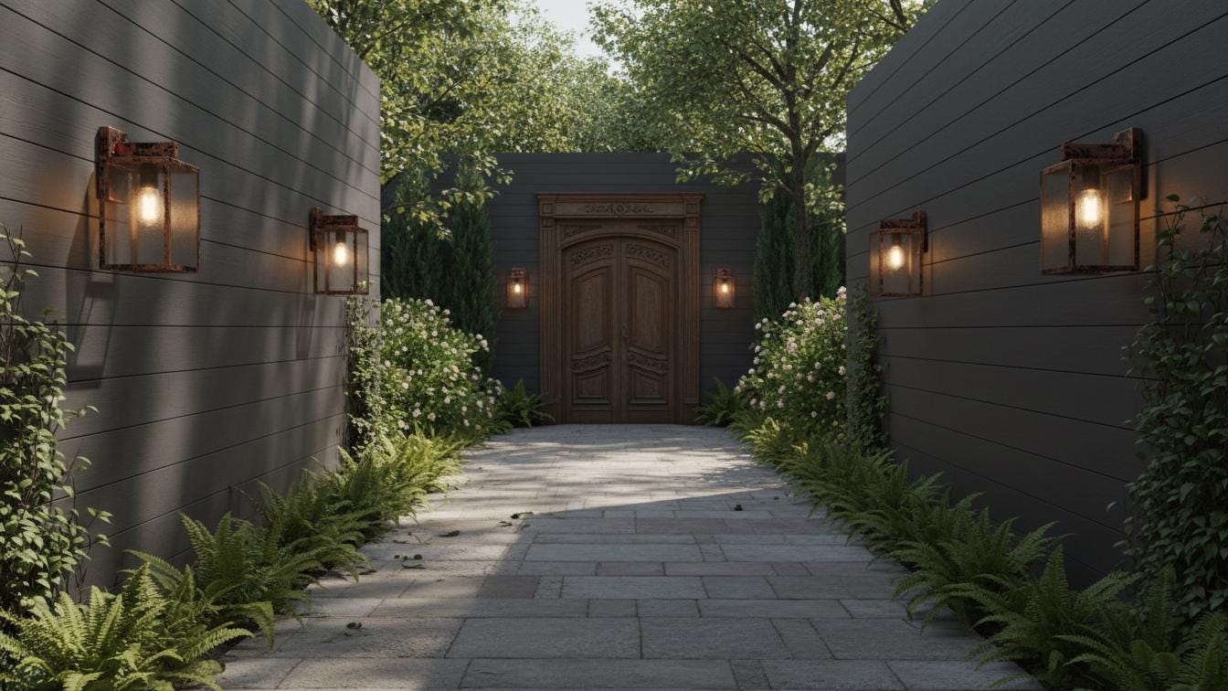 Distressed Copper Outdoor Sconce - Black Patina Box Wall Lantern - Mettlemix