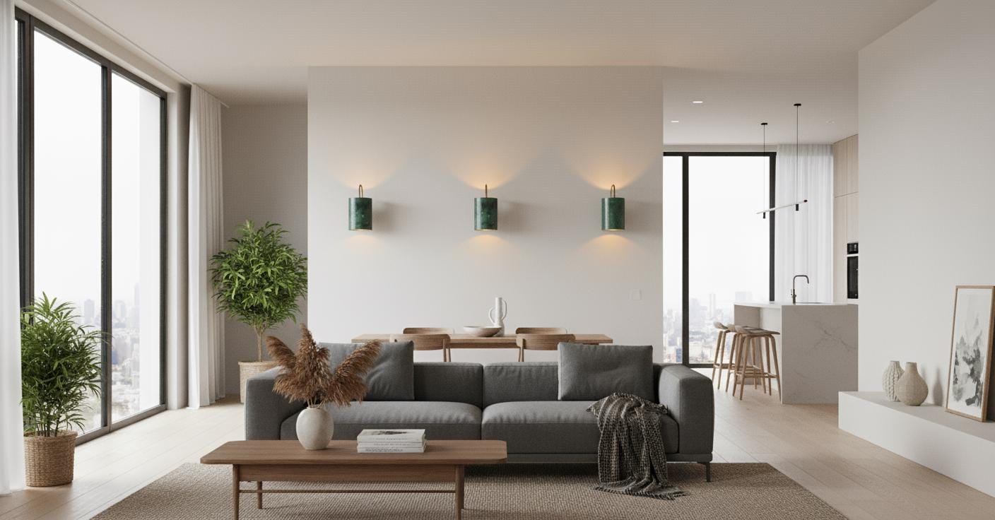 Green Patina Copper Cylinder Wall Sconce - Dual Light Outdoor Lamp - Mettlemix