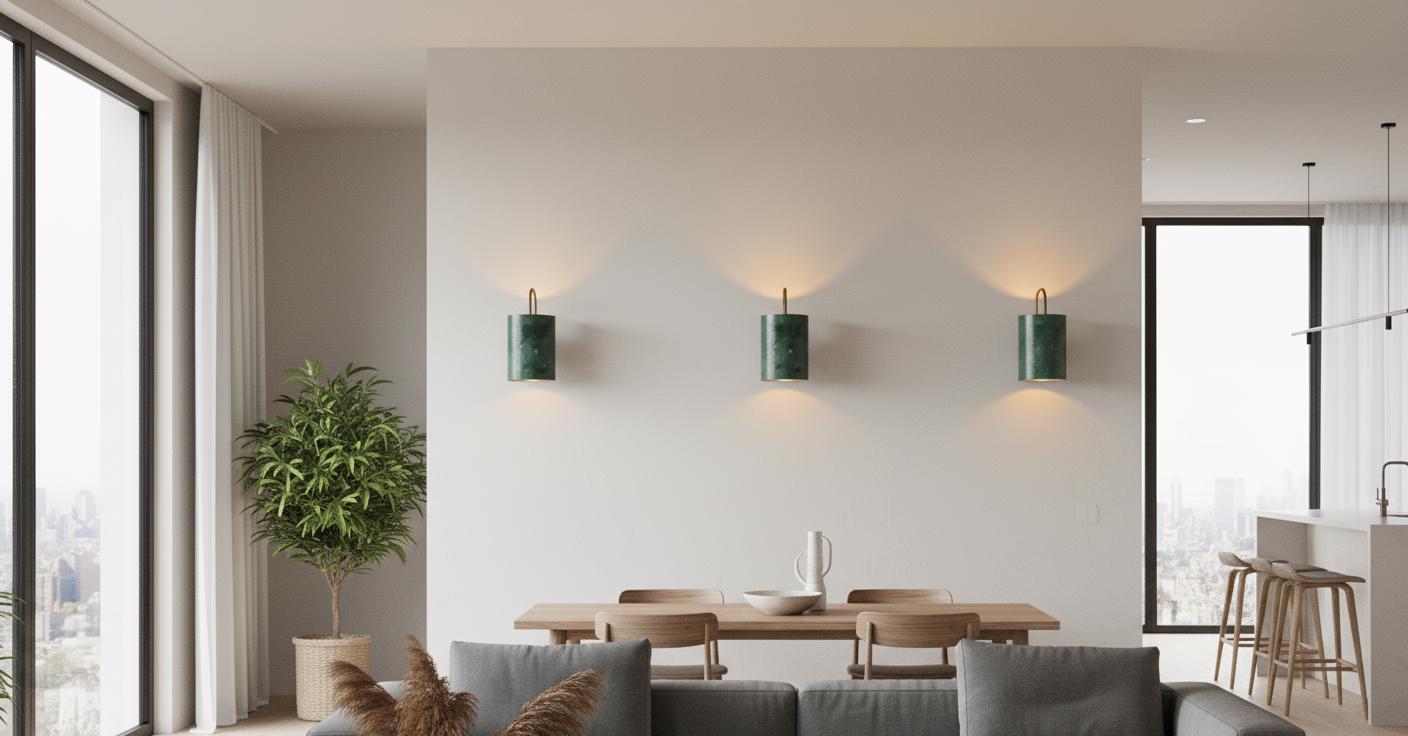 Green Patina Copper Cylinder Wall Sconce - Dual Light Outdoor Lamp - Mettlemix