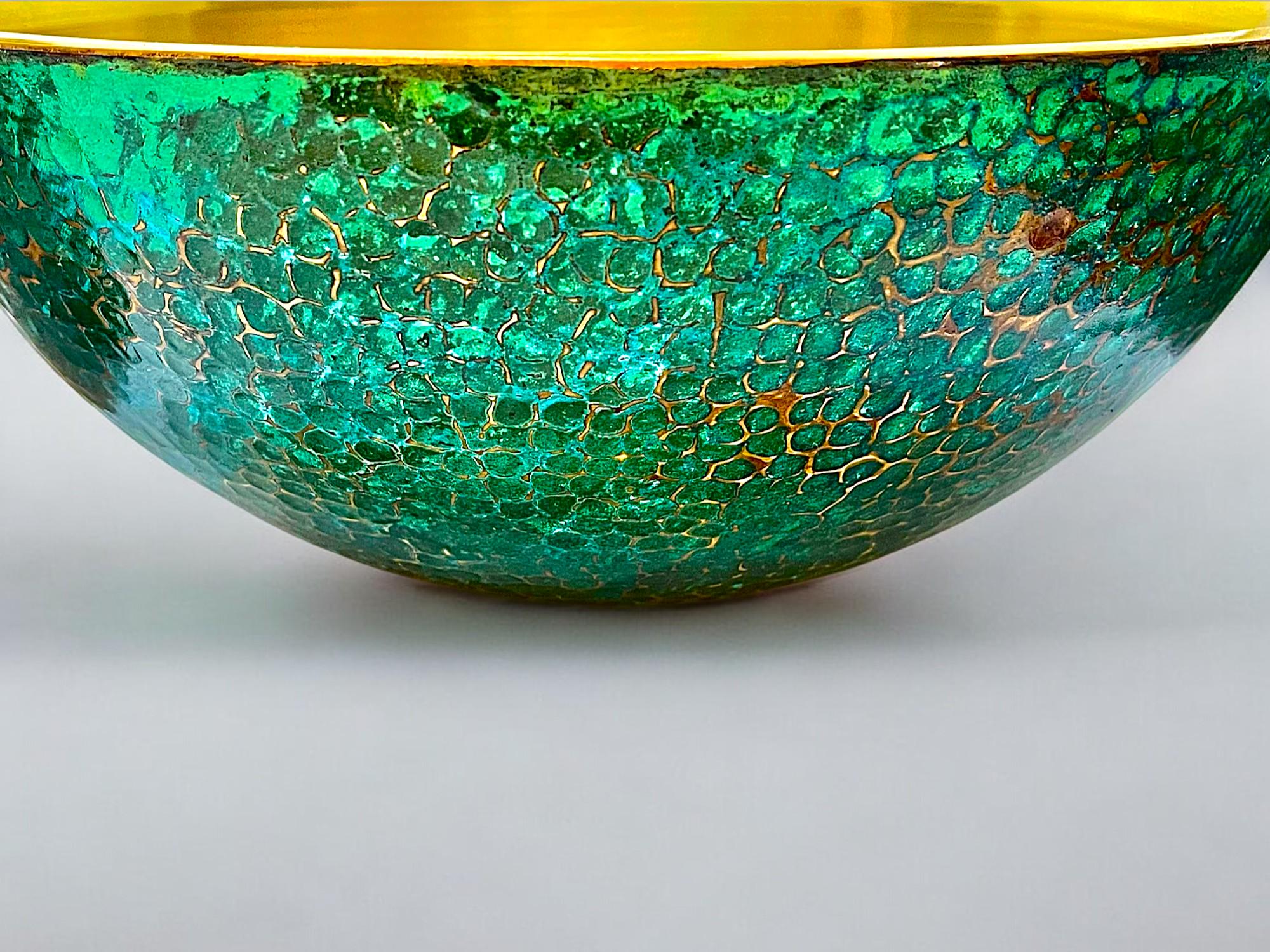 Hammered Brass Vessel Sink - Art Deco Patina Bathroom Basin - Mettlemix