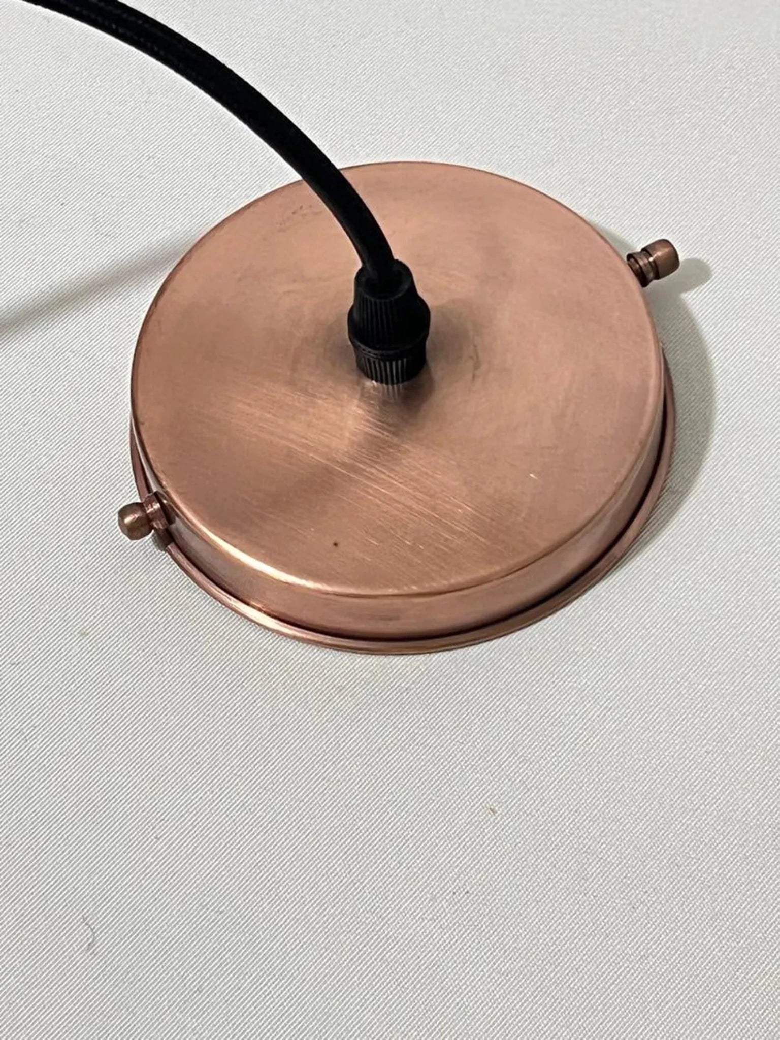 Hammered Copper Dome Pendant Light - Antique Patina Kitchen Island Lamp - Mettlemix