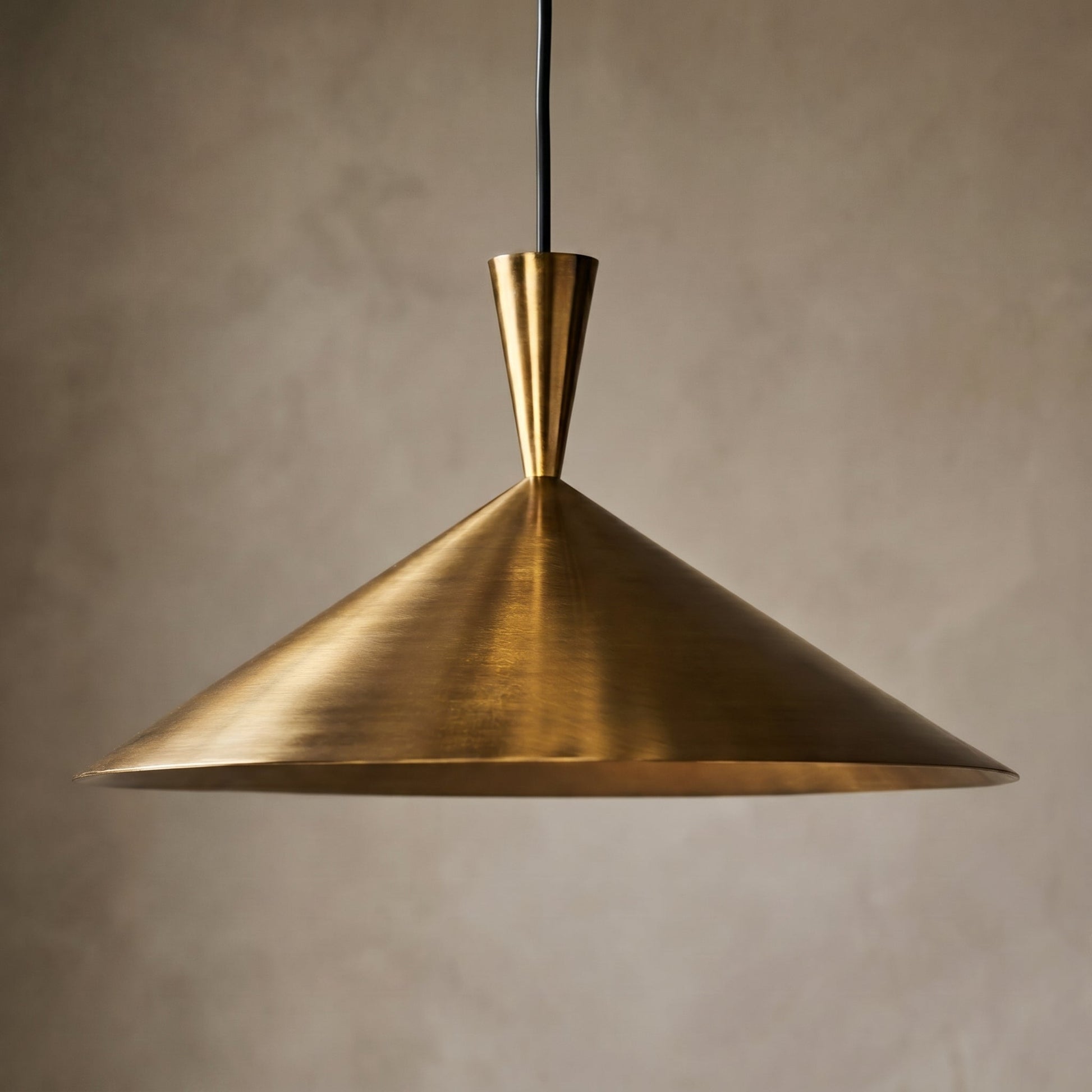Hand-Hammered Brass Dome Pendant Light - Kitchen Island Fixture - Mettlemix