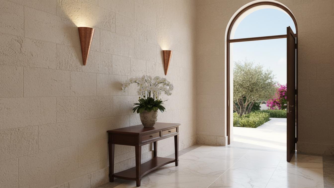 Hand - Hammered Copper Cone Sconce - Rustic Minimalist Wall Light - Mettlemix