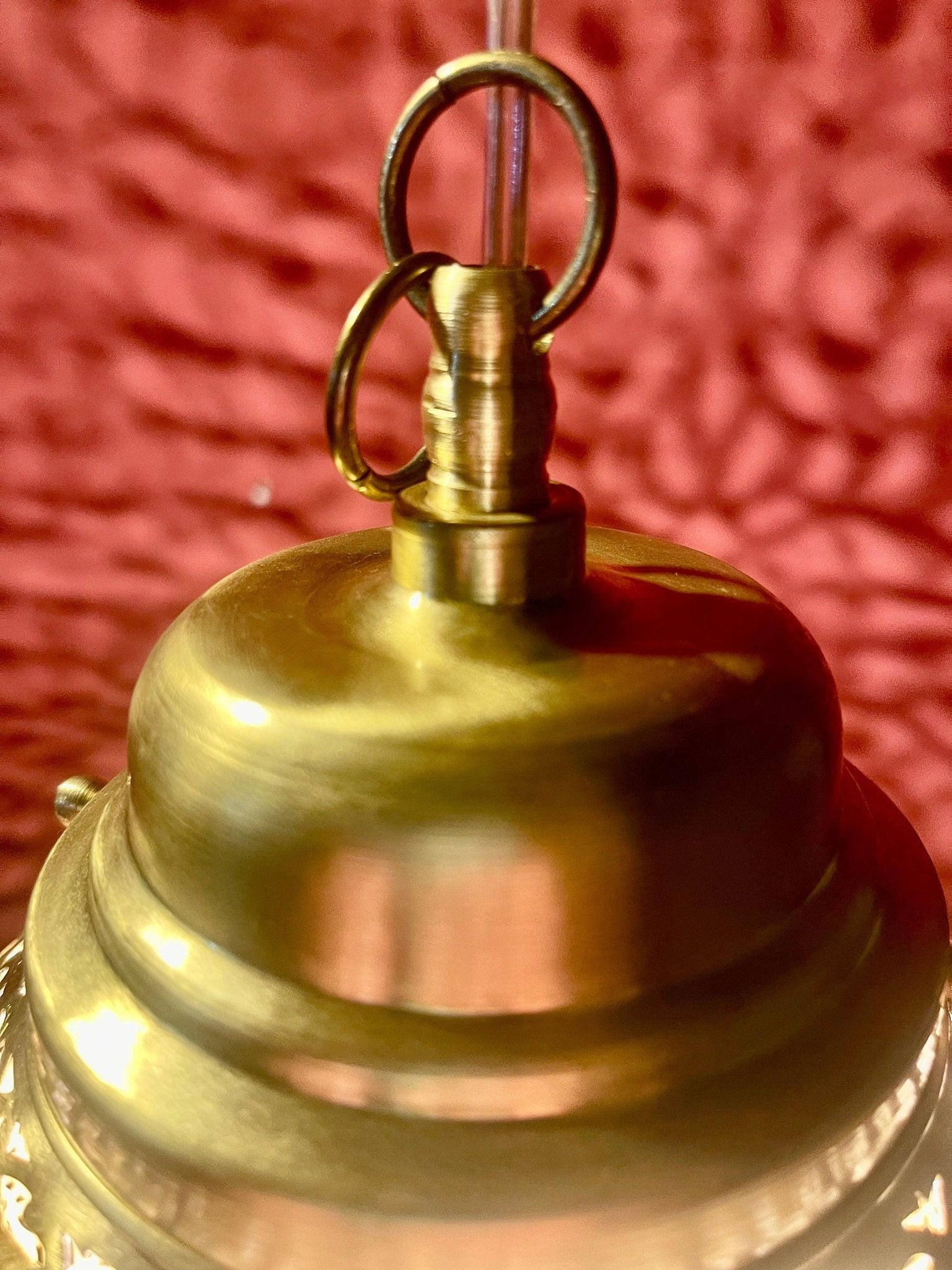 Handcrafted Solid Brass Pendant Light - Moroccan Design Ceiling Lamp - Mettlemix