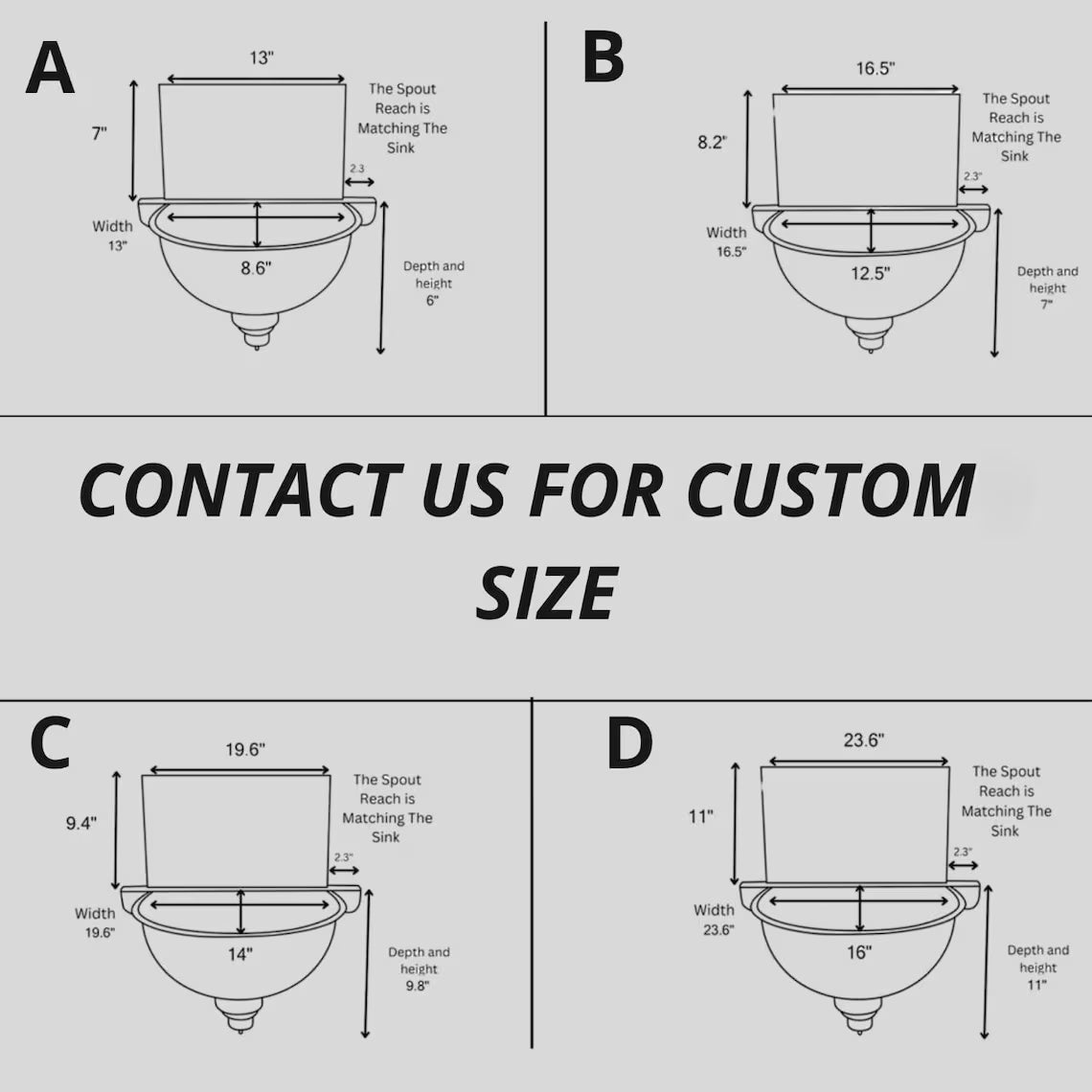 Handmade Black Hammered Copper Wall Mount Sink: Moroccan Bathroom Basin