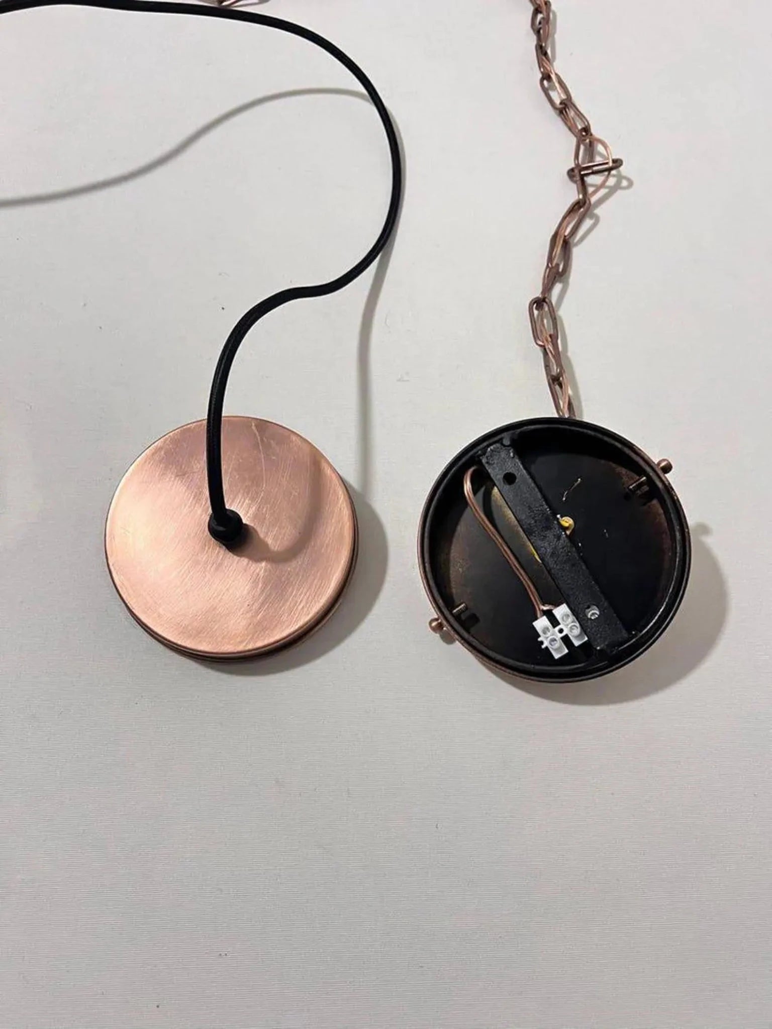 Oxidized Copper Kitchen Island Pendant Light - Farmhouse Hanging Lamp - Mettlemix